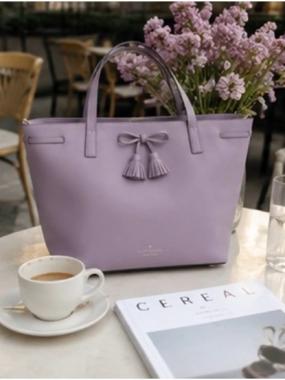 Kate Spade Hayes Valerian Medium Top Zip Tote | Classic Elegance Quiet Luxury - Picture 1 of 16
